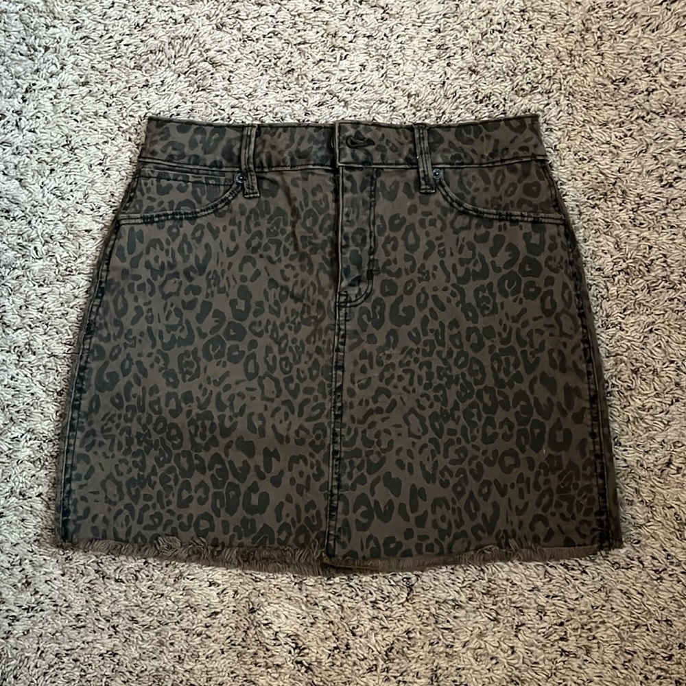 Mudd Y2K Cheetah Print Skirt